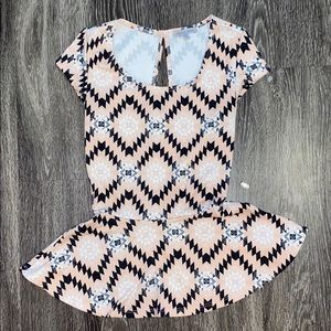 Pink Peplum Top